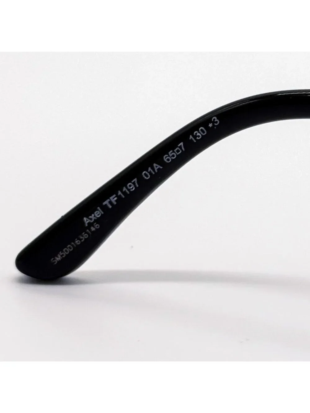 New Tom Ford Axel TF1197 01A Black Shield Unisex Sunglasses Authentic